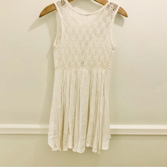 Free People Fiesta Dress XS white crochet lace - Picture 3 of 13